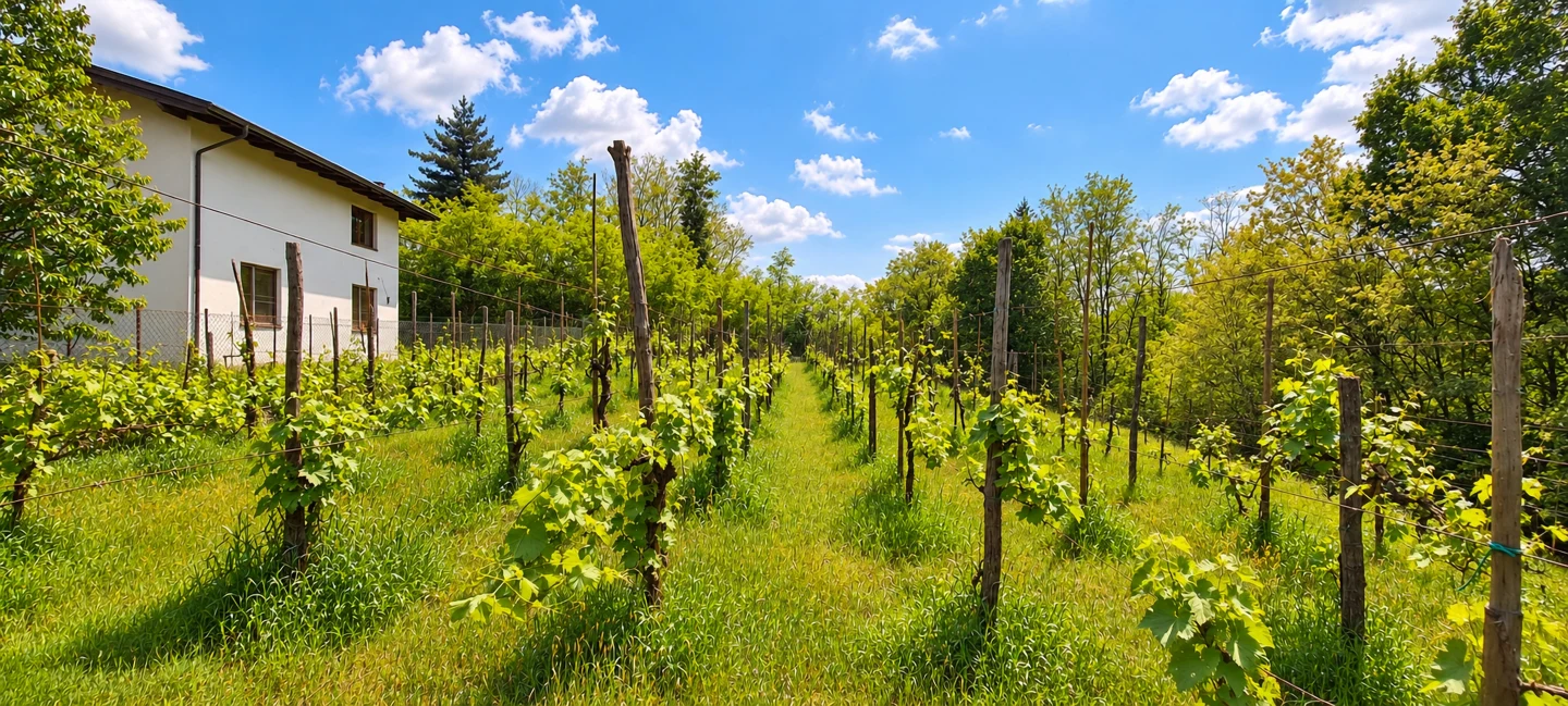Il vigneto della cantina Ponzio a Curino